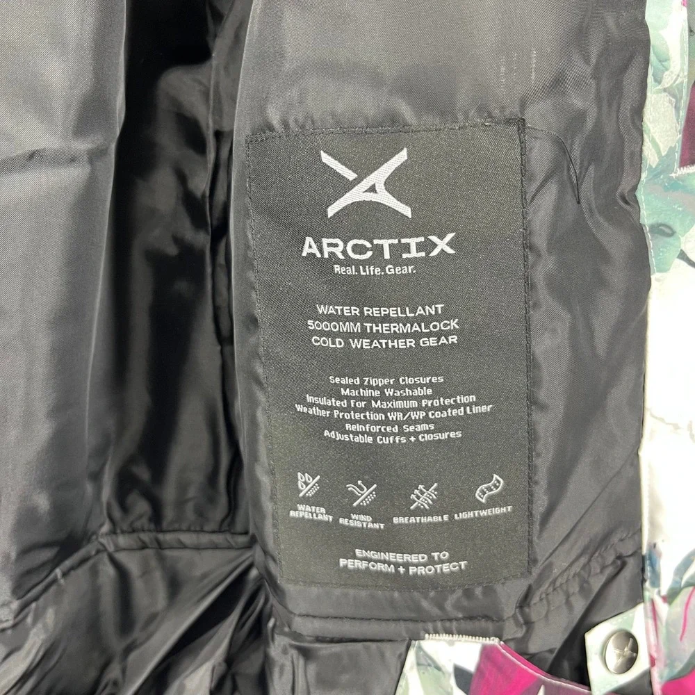 Arctix Blizzard Ski Jacket Womens Small Floral‎ Print